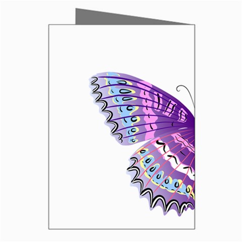 Purple Butterfly Greeting Card from ArtsNow.com Right
