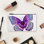 Purple Butterfly Cosmetic Bag (Small)