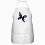 Blue Yellow Butterfly BBQ Apron