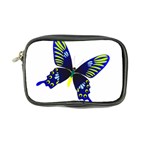 Blue Yellow Butterfly Coin Purse