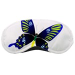 Blue Yellow Butterfly Sleeping Mask