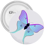 Blue and Purple Butterfly 3  Button