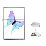 Blue and Purple Butterfly Flip Top Lighter