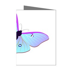 Blue and Purple Butterfly Mini Greeting Cards (Pkg of 8) from ArtsNow.com Left