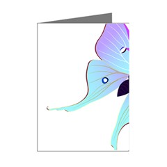 Blue and Purple Butterfly Mini Greeting Cards (Pkg of 8) from ArtsNow.com Right