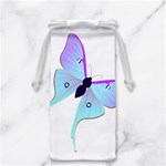 Blue and Purple Butterfly Jewelry Bag