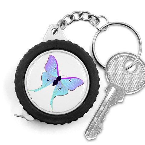 Blue and Purple Butterfly Measuring Tape from ArtsNow.com Front