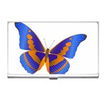 Blue & Orange Butterfly Business Card Holder
