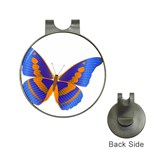 Blue & Orange Butterfly Golf Ball Marker Hat Clip
