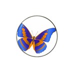 Blue & Orange Butterfly Hat Clip Ball Marker