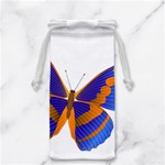 Blue & Orange Butterfly Jewelry Bag