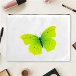 Yellow & Green Butterfly Cosmetic Bag (XL)