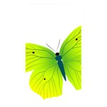 Yellow & Green Butterfly Memory Card Reader (Rectangular)