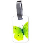 Yellow & Green Butterfly Luggage Tag (two sides)