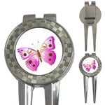 Pink & Purple Butterfly 3-in-1 Golf Divot
