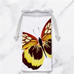 Brown & Yellow Butterfly Jewelry Bag