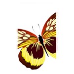 Brown & Yellow Butterfly Memory Card Reader (Rectangular)