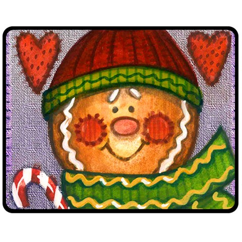 snowman Fleece Blanket (Medium) from ArtsNow.com 60 x50  Blanket Front