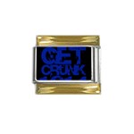 sigma -photo-18 Gold Trim Italian Charm (9mm)