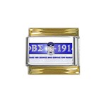 sigma -photo-13 Gold Trim Italian Charm (9mm)
