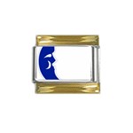 sigma -photo-11 Gold Trim Italian Charm (9mm)