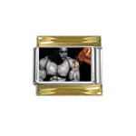 sigma -photo-10 Gold Trim Italian Charm (9mm)