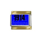 sigma -photo-1 Gold Trim Italian Charm (9mm)
