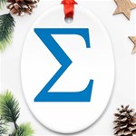 sigma-greec Ornament (Oval)