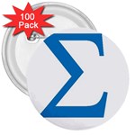 sigma-greec 3  Button (100 pack)
