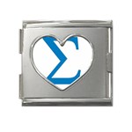 sigma-greec Mega Link Heart Italian Charm (18mm)