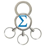 sigma-greec 3-Ring Key Chain