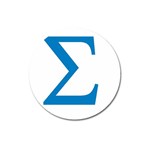 sigma-greec Magnet 3  (Round)