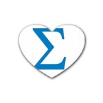 sigma-greec Heart Coaster (4 pack)