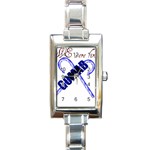 sigma-canes-by-albin-graphi Rectangular Italian Charm Watch