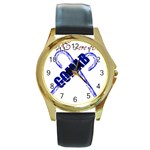 sigma-canes-by-albin-graphi Round Gold Metal Watch