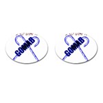 sigma-canes-by-albin-graphi Cufflinks (Oval)
