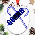 sigma-canes-by-albin-graphi Oval Ornament (Two Sides)