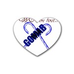 sigma-canes-by-albin-graphi Rubber Coaster (Heart)