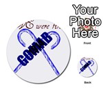 sigma-canes-by-albin-graphi Multi-purpose Cards (Round)