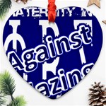 SIGMA2_against_hazing Ornament (Heart)