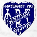 SIGMA2_against_hazing Jigsaw Puzzle (Heart)