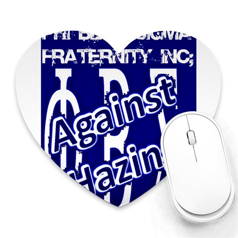 SIGMA2_against_hazing Mousepad (Heart) from ArtsNow.com Front
