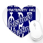 SIGMA2_against_hazing Mousepad (Heart)