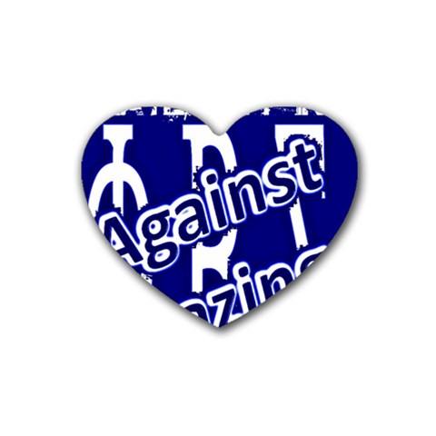 SIGMA2_against_hazing Heart Coaster (4 pack) from ArtsNow.com Front