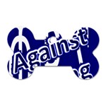 SIGMA2_against_hazing Dog Tag Bone (Two Sides)