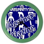 SIGMA2_against_hazing Color Wall Clock