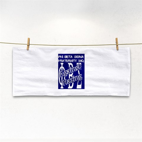 SIGMA2_against_hazing Hand Towel from ArtsNow.com Front