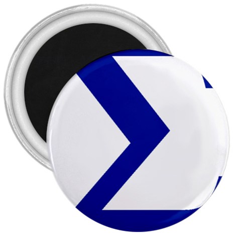 sigma GreekLetters 3  Magnet from ArtsNow.com Front