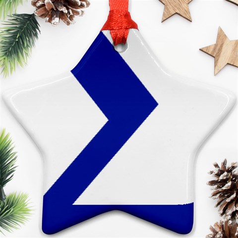 sigma GreekLetters Ornament (Star) from ArtsNow.com Front