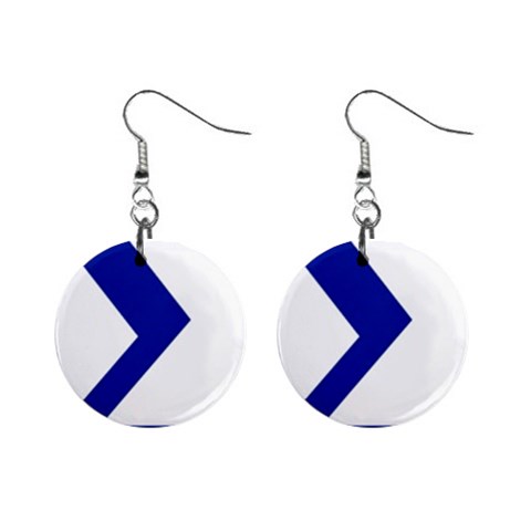 sigma GreekLetters 1  Button Earrings from ArtsNow.com Front